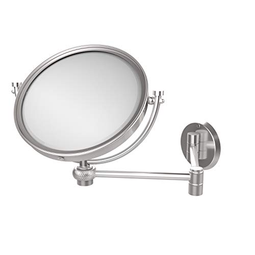 【中古】【未使用・未開封品】8 Inch Wall Mounted Extending Make-Up Mirror 3X Magnification with Twist Accent - WM-6T/3X-SCH|AJIMURA-SHOP