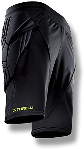 【中古】【未使用・未開封品】Storelli ExoShield ゴールキーパーショーツ パッド入り圧縮サッカーショーツ 太ももとヒップの保護