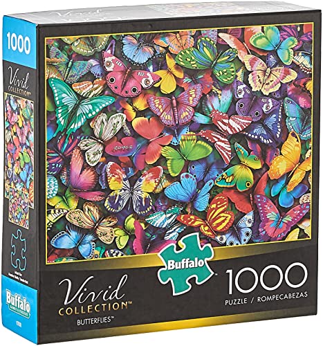 【中古】【未使用・未開封品】[バッファローゲーム]Buffalo Games Vivid Collection: Butterflies Jigsaw Bigjigs Puzzle 11704 [並行輸入品]｜AJIMURA-SHOP