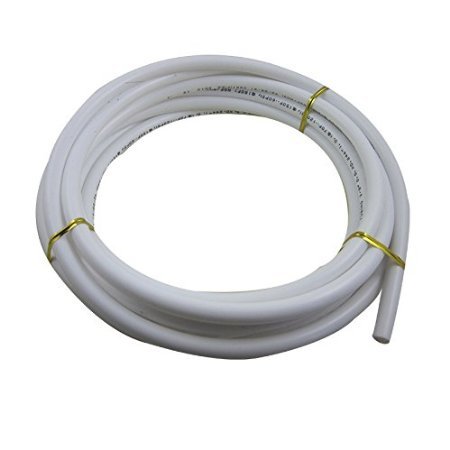 【中古】【未使用・未開封品】Malida 直径3/8インチのチューブ 5m (16フィート) RO水 チューブホースパイプ 3/8インチの遮断バルブ2個と3/8インチのT型部品2個付き