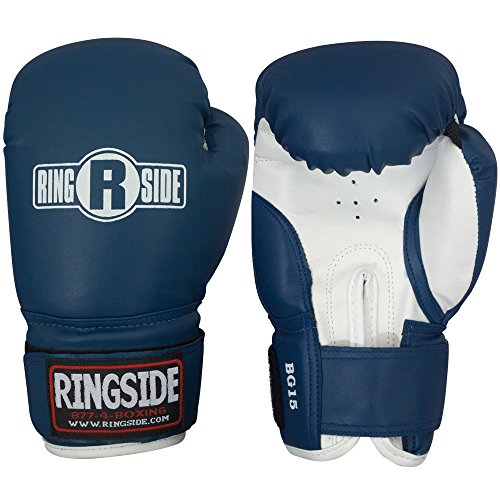 【中古】【未当て嵌める・未開封品】(Blue/White) - Ringside Youth Striker Training Gloves