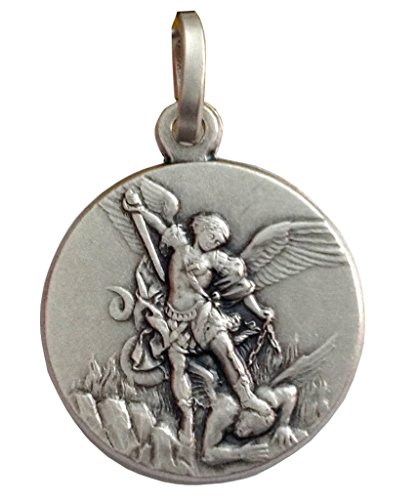 【中古】【未使用・未開封品】925 STERLING SILVER\" SAINT MICHAEL THE ARCHANGEL\" - mm 18