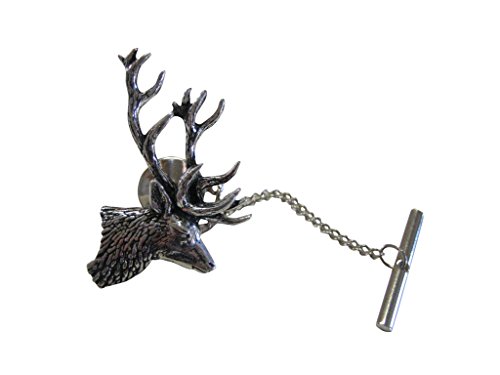 【中古】【未使用・未開封品】Side Facing Stag Deer Headタイタック