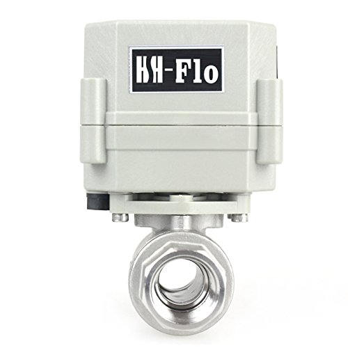 【中古】【未使用・未開封品】hsh-flo電動式ボールバルブ110?V通常オープン304ステンレススチールwith USプラグ 1/2''