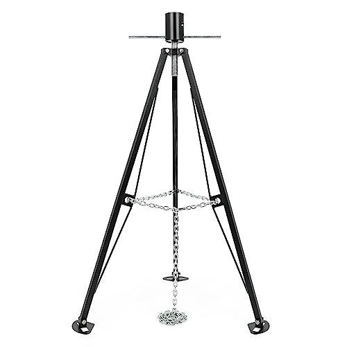 【中古】【未当て嵌める・未開封品】Camco Eaz-Lift 5th Wheel King Pin 三脚架安定器 39inから53inまで調節する能力のある (48855)