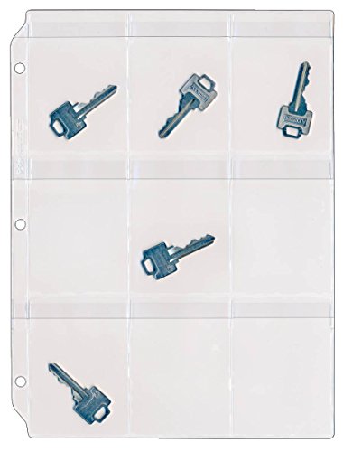 【中古】【未当て嵌める・未開封品】StoreSMARTキーホルダー???クリアビニールバインダーページ???100枚容器に並べる???とっ始め読み込むwith flaps- rmstwpf-key-100
