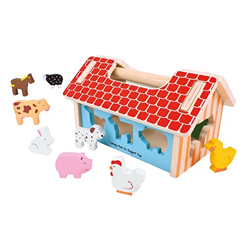 【中古】【未使用・未開封品】Bigjigs Toys Farmhouse Sorter