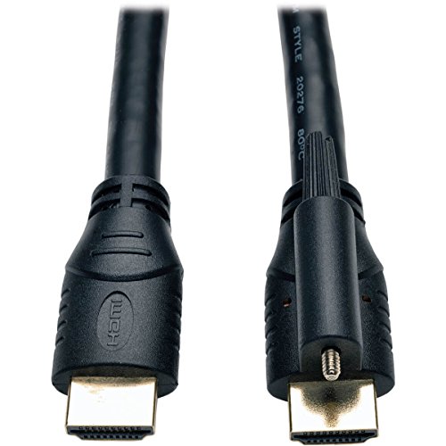 【中古】【未当て嵌める・未開封品】TRIPP LITE High Speed HDMI Cable with Ethernet and Locking Connector 24AWG (M/M) 15-フィート.