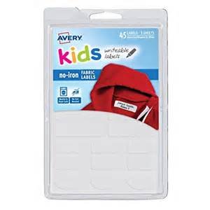 【中古】【未使用・未開封品】Avery no-ironホワイトAssorted clothingラベル|AJIMURA-SHOP