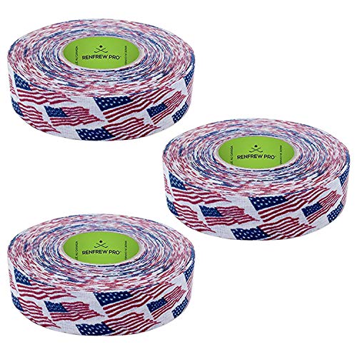 【中古】【未使用・未開封品】新しいRenfrew 3パックアメリカ国旗Ice Hockey StickシャフトBatテープRolls 24?mmx25?m｜AJIMURA-SHOP