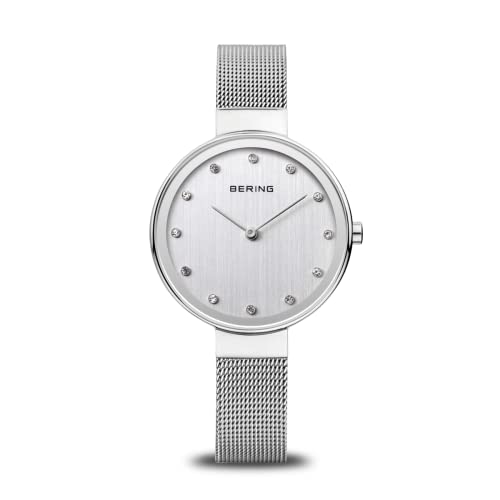 【中古】【未当て嵌める・未開封品】[Bering] ウオッチ 古典派音楽 12034-000 レディース しろがね色