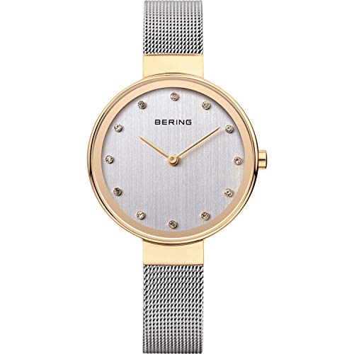 【中古】【未当て嵌める・未開封品】[Bering] ウオッチ 古典派音楽 12034-010 レディース しろがね色