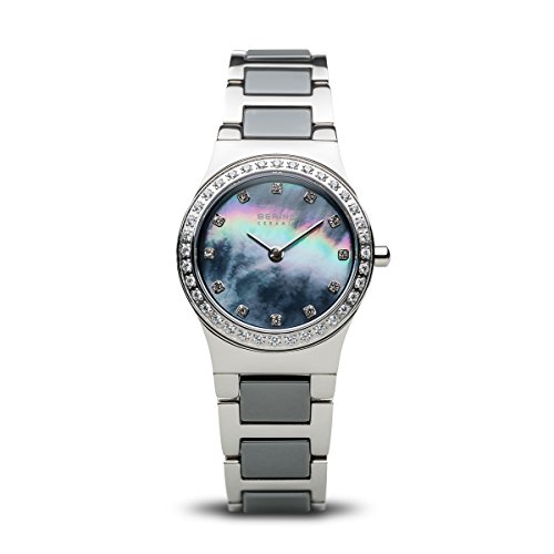 【中古】【未当て嵌める・未開封品】BERING Time レディース スリムウォッチ 32426-789 | 26粍入れもの | 陶器寄せあわせ | ステンレススチールストラップ 陶器繋がり付 その他-靴