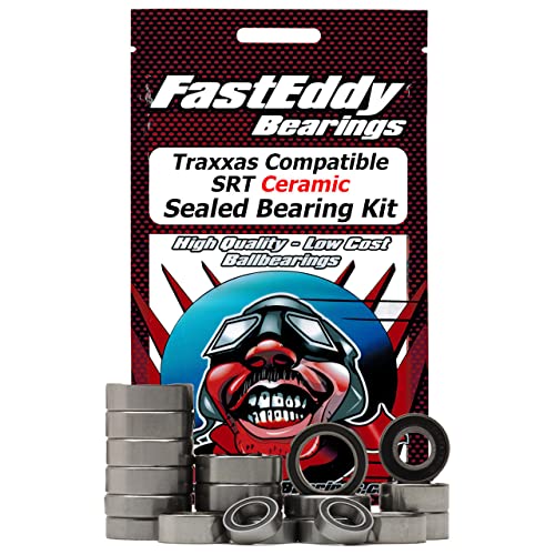 【中古】【未使用・未開封品】FastEddy ベアリング Traxxas SRTセラミックラバーシールドベアリングキット