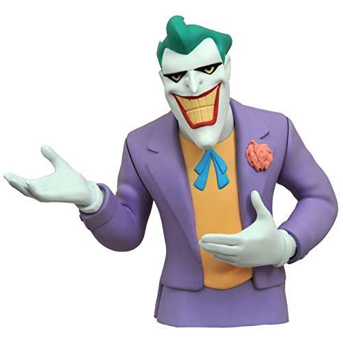 【中古】【未使用・未開封品】Diamond Select Toys Batman The Animated Series: The Joker Vinyl Bust Bank Statue