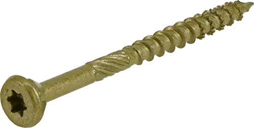 【中古】【未当てはめる・未開封品】Power Pro Exterior Wood Screws, #10 x 2.5-In., 1/8-Keg -48308
