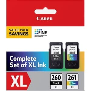 【中古】【未当て嵌める・未開封品】Canon (加農砲) PG-260 XL/CL-261 XL ありがた味容器に並べる TR7020 TS6420 TS5320印刷人相応う マルチ 一大いさ(3706C005) その他-カメラ・ビデオカメラ・光学機器