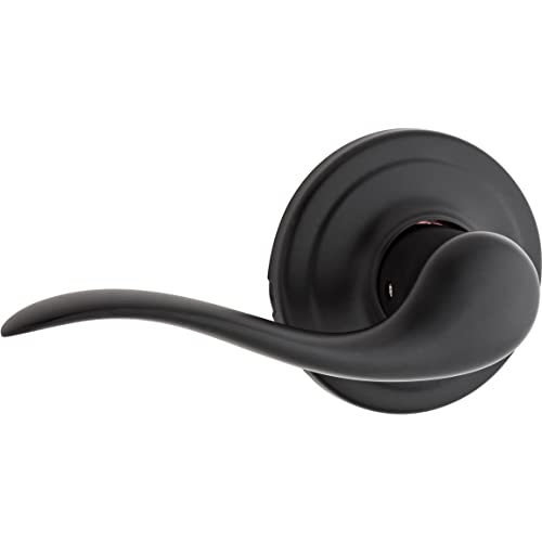【中古】【未使用・未開封品】(Iron Black) - Kwikset 97880-861 Tustin Left-Handed Half-Dummy Lever, Iron Black