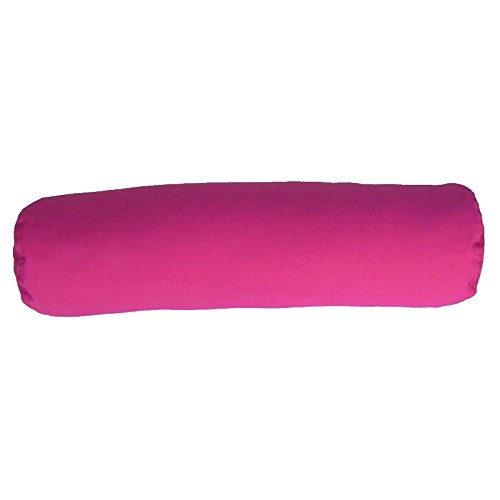 【中古】【未使用・未開封品】(pink) - Yoga Meditation Back Bolster/Cushion Lumbar Support Firm Pillow Restorative