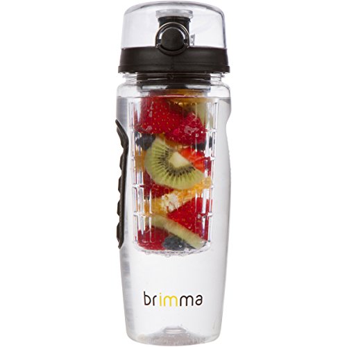 【中古】【未使用・未開封品】Brimma Leak Proof Fruit Infuser Water Bottle, Large 32 Oz. by Brimma