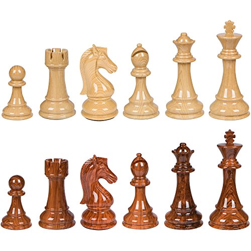 【中古】【未使用・未開封品】Nero High Polymer Extra Heavy Weighted Chess Pieces with Extra Queens - Pieces Only - No Board - 4.25 Inch King