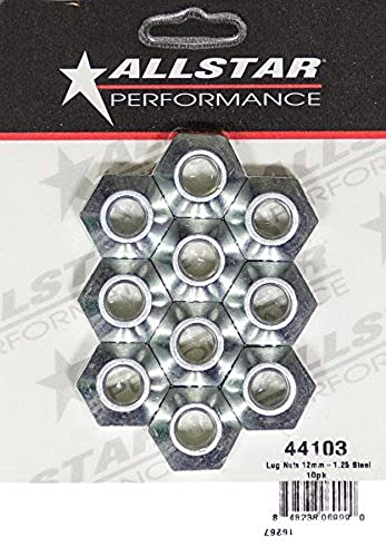 【中古】【未使用・未開封品】Allstar Performance ALL44103 12mm x 1.25 ラグナット 10個パック