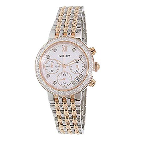 【中古】【未使用・未開封品】BulovaツートンカラーローズゴールドダイヤモンドWatch｜AJIMURA-SHOP
