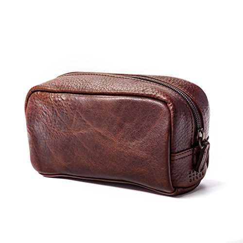 【中古】【未当て嵌める・未開封品】Moore and GilesメンズTitan Milled赤銅色ジョージ・Mini Dop一揃いの道具