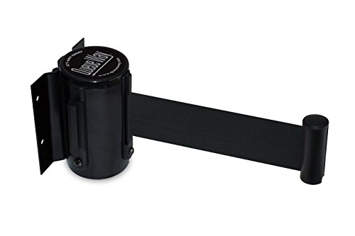 【中古】【未当て嵌める・未開封品】Queueway QWAYWALL-B9 Wall Mount with 7\u0027 x 6 Black Webbing by Queue Way