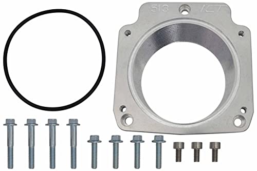 【中古】【未使用・未開封品】ICT Billet LS スロットルボディアダプター - LS1 3ボルト インテークマニホールドから LS3 4ボルト スロットルボディ DBC LM7 LR4 LQ4 LS6 L59|AJIMURA-SHOP