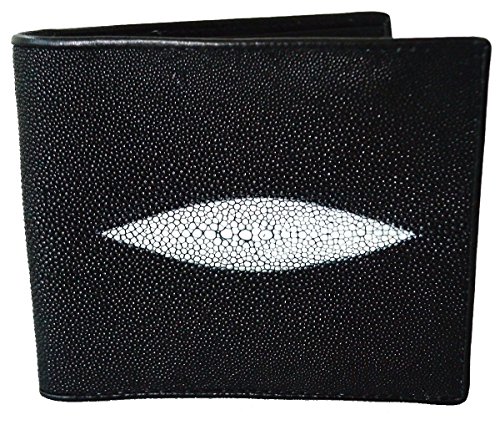 【中古】【未当て嵌める・未開封品】Authentic Stingray Skin ACCESSORY メンズ US 大きさ: One Size 色つや: 黒いこと