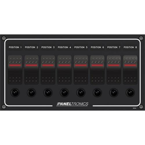 【中古】【未使用・未開封品】Paneltronics防水DC 8位置Lighted Rocker & CB｜AJIMURA-SHOP