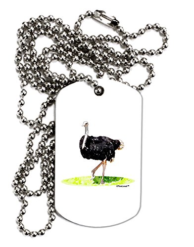 【中古】【未使用・未開封品】TooLoud Ostrich水彩大人用犬タグチェーンネックレス|AJIMURA-SHOP
