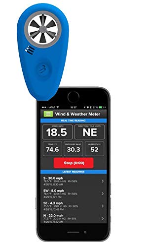【中古】【未使用・未開封品】Weatherflowワイヤレスブルートゥーススマートフォンスマートフォンウェザーメーター風速計風速計