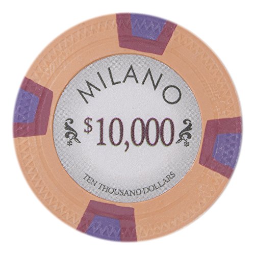 【中古】【未使用・未開封品】Claysmith Gaming 社製 ポーカーチップ クレイチップ Milano カジノグレード 10 グラム?50?個入りパック