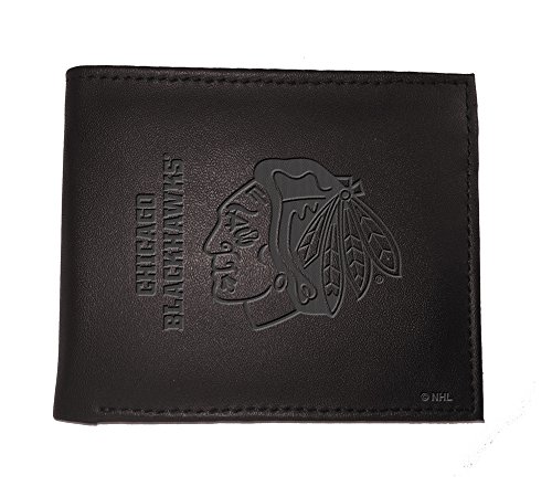 【中古】【未使用・未開封品】Team Sports America レザー シカゴ ブラックホークス 二つ折り財布