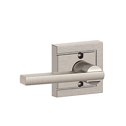 【中古】【未使用・未開封品】Schlage Lock Company ラティチュードレバー アップランドトリム 非ターンロック サテンニッケル (F170 LAT 619 ULD)