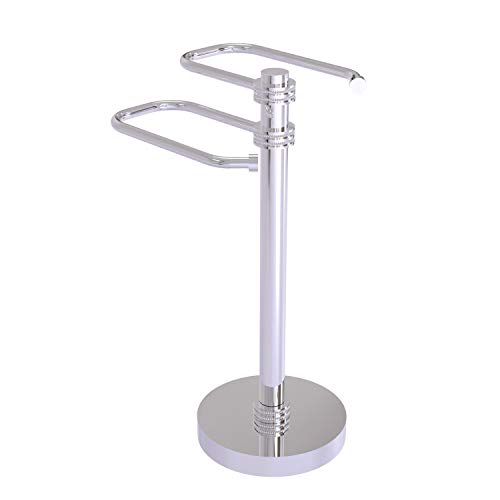 【中古】【未当てはめる・未開封品】Free Standing Two Arm Guest Towel Holder - TS-15D-マイコン
