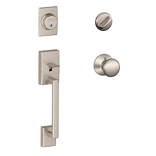 【中古】【未使用・未開封品】Schlage F60 CEN 619 センチュリーシングルシリンダーハンドルセットとプリムスノブ、サテンニッケル 74,728円