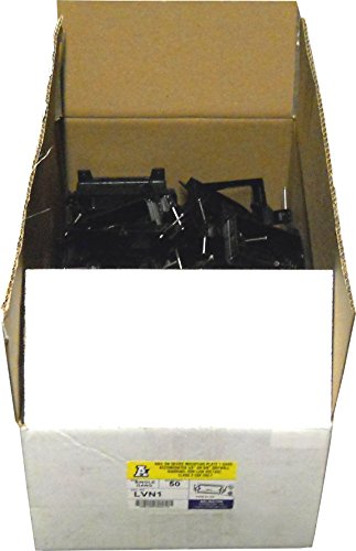 【中古】【未使用・未開封品】Arlington lvn1低電圧マウントブラケットW /爪、1-gang、ブラック、50-pack