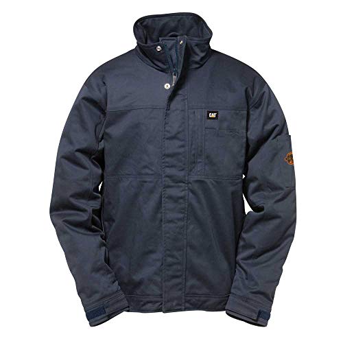 【中古】【未使用・未開封品】Caterpillar Big and Tall Men 's Flame Resistant Insulated Jacket US サイズ: 3L カラー: ブルー|AJIMURA-SHOP