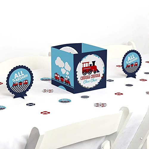 【中古】【未使用・未開封品】Train???ベビーシャワーまたは誕生日PARTY Centerpiece &テーブルデコレーションキット