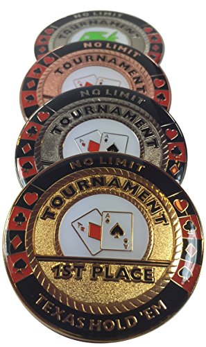 【中古】【未使用・未開封品】4つコインPoker重量Trophy Set???1st、2nd、3rd、& 1stアウト|AJIMURA-SHOP