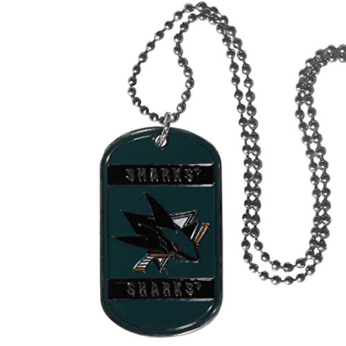 【中古】【未使用・未開封品】(San Jose Sharks, black) - NHL Tag Necklace