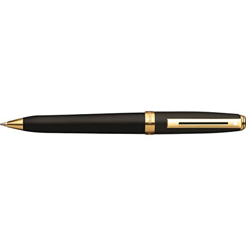 【中古】【未使用・未開封品】(Ballpoint Pen, Black Matte/Gold Trim) - Sheaffer Prelude Gold Plate Trim Ballpoint Pen - Matt Black｜AJIMURA-SHOP