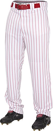 【中古】【未使用・未開封品】Rawlings ユース セミリラックスパンツ ピンストライプデザイン 2X ホワイト