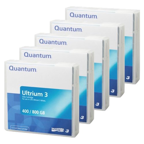 【中古】【未当て嵌める・未開封品】QUANTUM \u003d\u003d\u003d\u003d\u003d\u003d\u003d\u003d3 MR-L3MQN-01 Ultrium-3 データテープカートリッジ (400/800GB) 5個容器に並べる