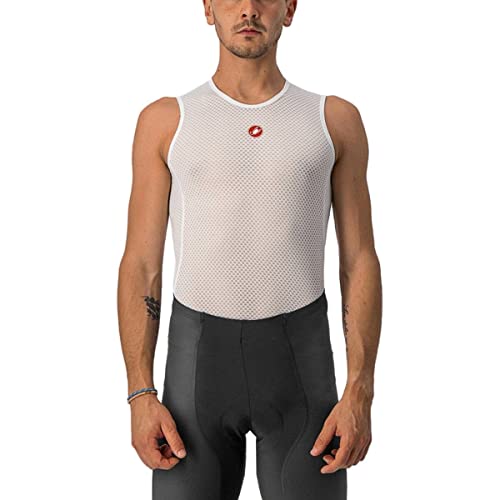 【中古】【未当て嵌める・未開封品】Castelli Pro Issue ノースリーブベースレイヤー - メンズ 白いこと XL