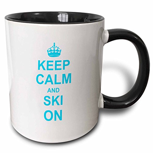【中古】【未当て嵌める・未開封品】3dサクラ色InspirationzStoreタイポグラフィ???Keep Calm andスキーの板on???carry onスキーの板???余暇活動またはProfessional Skiier差し上げ物好いたらしい面