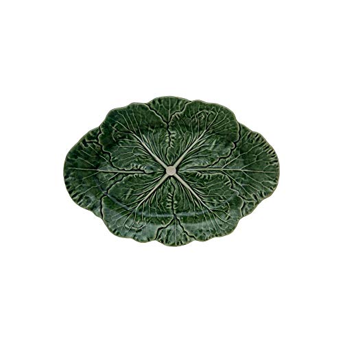 【中古】【未使用・未開封品】Bordallo Pinheiro CabbageグリーンOval Platter, Large 43,991円